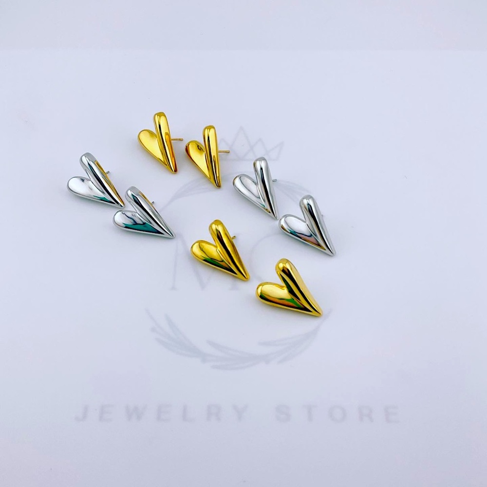 15. Amour Stud Statement Earrings - image 1